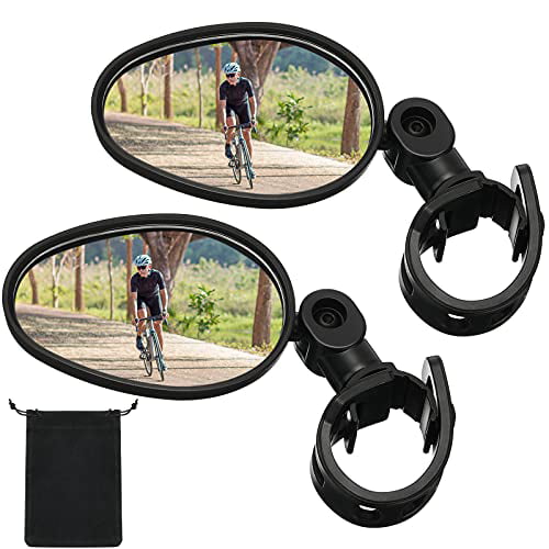 Bike Mirror Rotatable and Adjustable Mirror Wide Angle Rear View for BikeBicycle